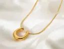 Gold- Plated Quirky Pendent with Chain