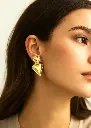 Double Heart Earrings