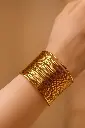 Golden Wire Cuff Bracelet