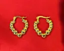 Golden Hoop Earrings