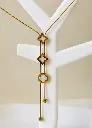 Celeste Clover Drop Necklace