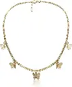 Flutter Gold -Tone Butterfly Necklace