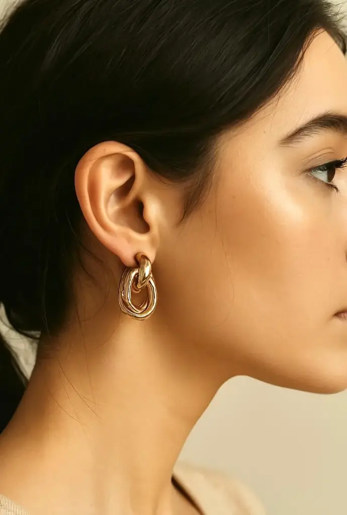 The Infinity Link Earrings