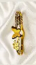 Golden Bloom Leaf Bangle Bracelet