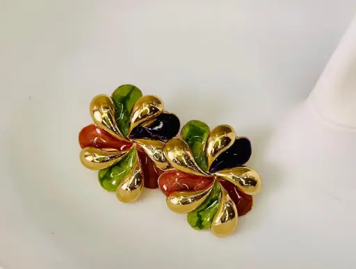 [SM-3] BloomPop Enamel Earrings