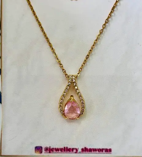 [SM-42] Pink Drop Pendent
