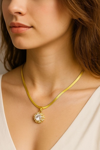 [SM-46] Shaworas Regal Bloom Pendant Necklace