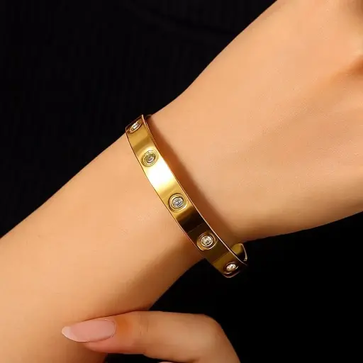 [SM=15] Shaworas Luxe Gold -Plated Bracelet