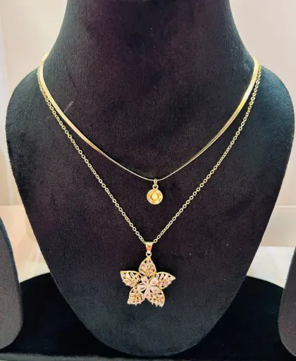 [SH-57] Blooming Grace Layered Necklace