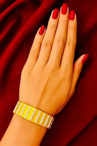 [SH-29] Royal Mosaic Gold Bracelet