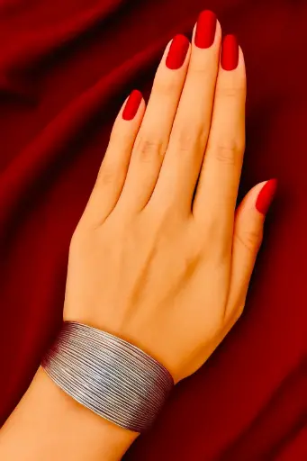 [SH-30] Silver Whisper CuffBracelet
